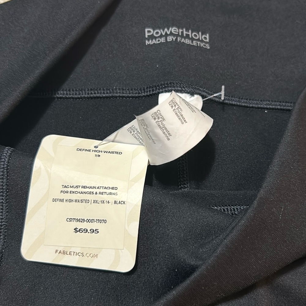 NWT fabletics power hold leggings